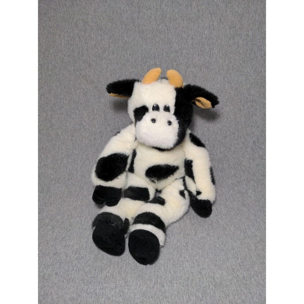 Build a Bear Workshop Holstein Cow Plush 18" BABW Farm Animal Retired 1997 Vtg